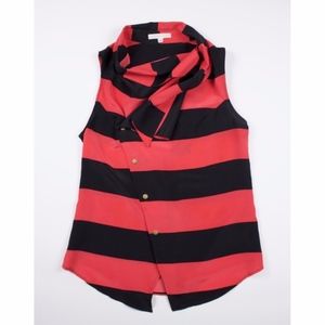 Corey Lynn Calter striped silk blouse